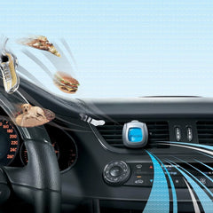 Febreze Car Vent Clip Air Freshener, Odor Eliminator for Strong Odors, Up to 30 Days Freshness, Laundry Fresh, 2 Packs